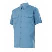 Camisa manga corta azul claro Velilla
