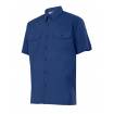 Camisa manga corta azul marino Velilla