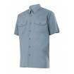 Camisa manga corta gris Velilla