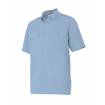 Camisa manga corta con refuerzo en hombros azul celeste Velilla