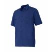 Camisa manga corta con refuerzo en hombros azul marino Velilla