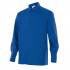 Camisa manga larga con bolsillo azul eléctrico Velilla