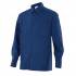 Camisa manga larga con bolsillo azul marino Velilla