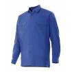 Camisa manga larga azul eléctrico Velilla