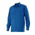Camisa manga larga con refuerzo en hombros azul eléctrico Velilla