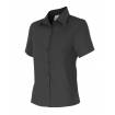 Camisa mujer manga corta negra Velilla