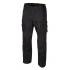 Pantalón con refuerzos mutibolsillos canvas negro Velilla