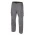 Pantalón con refuerzos mutibolsillos canvas gris Velilla