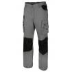 Pantalón con refuerzos bicolor multibolsillos canvas gris y negro Velilla
