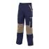 Pantalón multibolsillos azul y beige Velilla