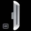 Lámpara de pared AGOLADA acero inoxidable LED Eglo