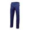 Pantalón elástico multibolsillos color azul eléctrico Velilla