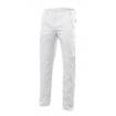Pantalón elástico multibolsillos color blanco Velilla