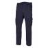 Pantalón algodón elástico multibolsillos azul marino Velilla