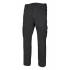 Pantalón algodón elástico multibolsillos negro Velilla