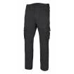 Pantalón algodón elástico multibolsillos negro Velilla