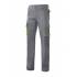 Pantalón bicolor multibolsillos gris y verde Velilla