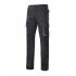 Pantalón bicolor multibolsillos negro y azul Velilla
