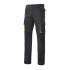 Pantalón bicolor multibolsillos negro y verde Velilla
