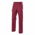 Pantalón multibolsillos granate Velilla