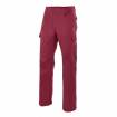 Pantalón multibolsillos granate Velilla
