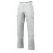 Pantalón acolchado multibolsillos blanco Velilla
