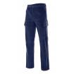 Pantalón de pana multibolsillos azul  Velilla