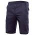 Pantalón corto elástico multibolsillos azul Velilla