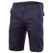 Pantalón corto elástico multibolsillos azul Velilla