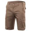 Pantalón corto elástico multibolsillos beige Velilla