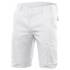 Pantalón corto elástico multibolsillos blanco Velilla