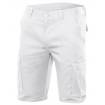 Pantalón corto elástico multibolsillos blanco Velilla