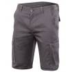 Pantalón corto elástico multibolsillos gris Velilla