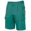 Pantalón corto multibolsillos verde Velilla
