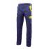 Pantalón elástico reforzado azul y amarillo Velilla