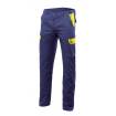 Pantalón elástico reforzado azul y amarillo Velilla