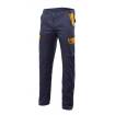 Pantalón elástico reforzado azul y dorado Velilla