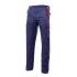 Pantalón elástico reforzado azul y granate Velilla