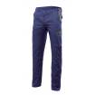 Pantalón elástico reforzado azul y gris Velilla