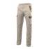 Pantalón elástico reforzado beige y marron Velilla