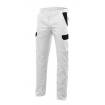 Pantalón elástico reforzado blanco y negro Velilla