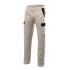 Pantalón elástico reforzado beige y negro Velilla