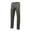 Pantalón elástico reforzado gris y marrón Velilla