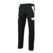 Pantalón elástico reforzado negro y blanco Velilla