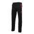 Pantalón elástico reforzado duo negro y granate Velilla