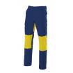Pantalón con refuerzo amarillo y azul marino Velilla