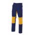 Pantalón con refuerzo azul y amarillo mostaza Velilla