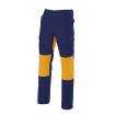 Pantalón con refuerzo azul y amarillo mostaza Velilla