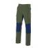 Pantalón con refuerzo azul y verde oscuro Velilla