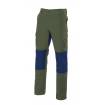 Pantalón con refuerzo azul y verde oscuro Velilla
